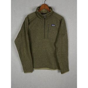 Patagonia Men's Better Sweater 1/4-Zip Green Size M STY25523